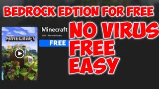 How to get Minecraft bedrock edition for free  2022