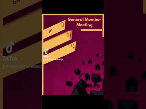GENERAL MEMBER MEETING