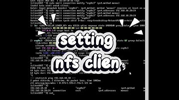 Tugas 2 Administrasi Server - Video proses Instalasi NFS-SERVER