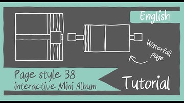Page Style 38 TUTORIAL for interactive 6x6" and 8x8" Mini Albums