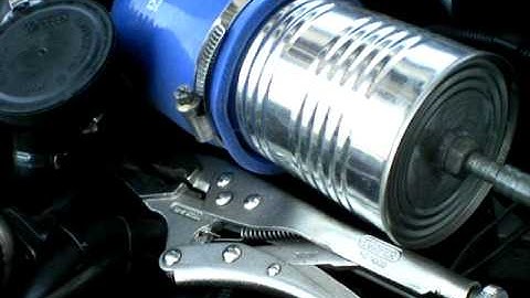 Audi TT boost leak testing