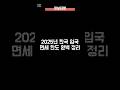 2025년 한국 입국 면세 한도 완벽 정리 #쇼츠 #경제 #여행 #shorts #해외여행 #면세