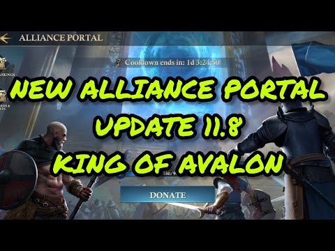 New Alliance Portal | New Portal Rules & Rewards | Update 11.8 | King of Avalon KOA | Sachin Mangla