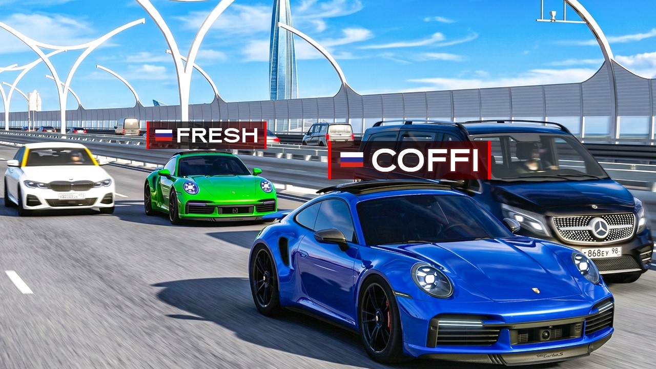МАЖОР ОЛЕГ КОФФИ УСТРОИЛ БЕЗУМНЫЕ ШАШКИ В САНКТ-ПЕТЕРБУРГЕ НА PORSCHE 911 TURBO S!