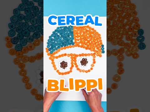 How to Make Blippi with Cereal! 🥣🍪 DIY Arts and Crafts!