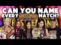 Can You Name Every WWE WrestleMania 41 Match?