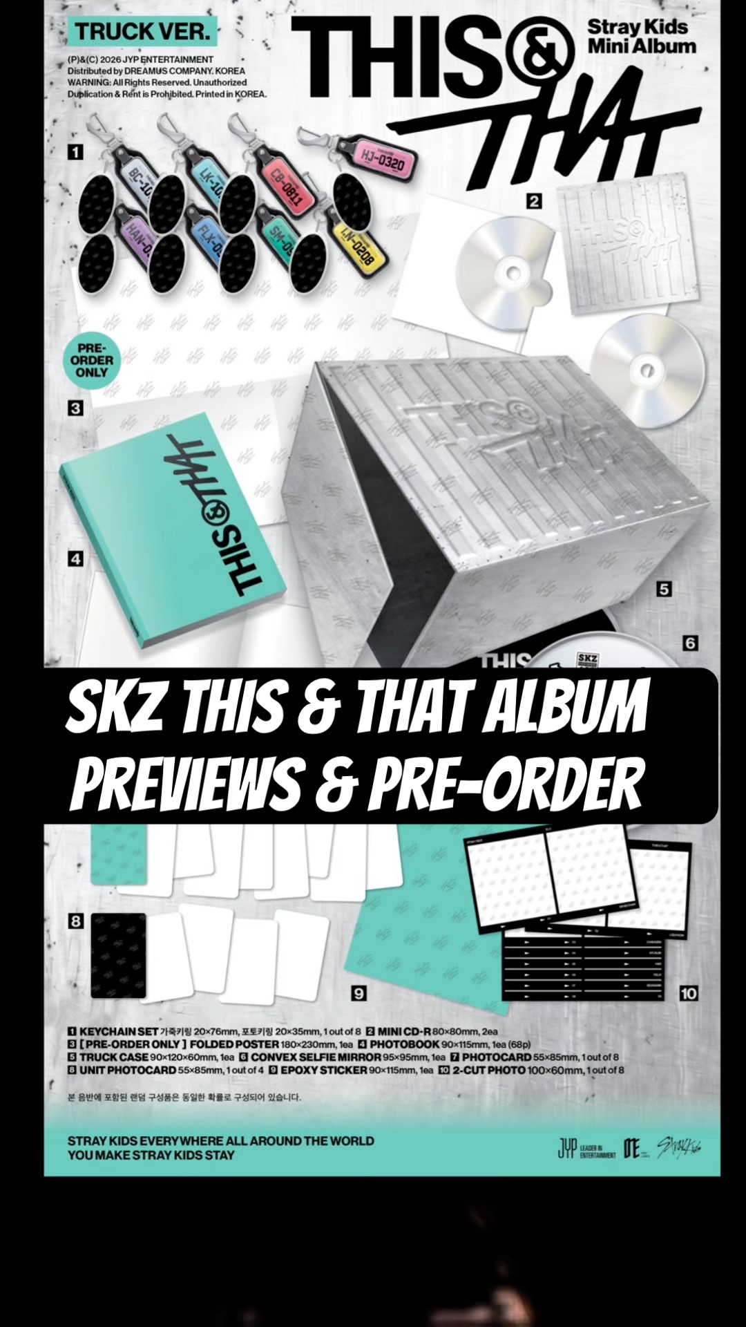 Stray Kids dropped This & That album previews & preorder opens at