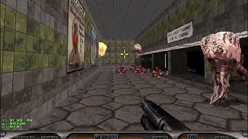 PSX - Duke Nukem Total Meltdown - E3L6: Rabid Transit - [GGS] - 100% Kills & Secrets