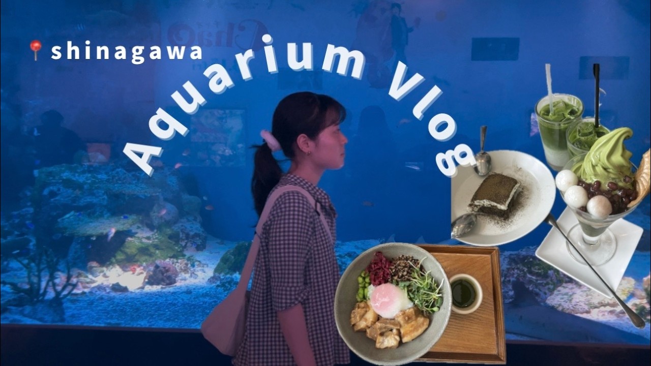 水族館と抹茶カフェ