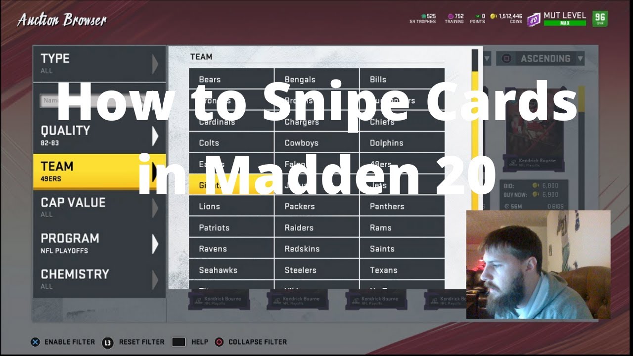 How to Snipe Cards in Madden 20!