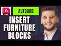 How To Insert Furniture Blocks In Autocad