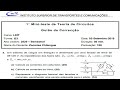 Exercício 2, Correção Mini-teste1 Teoria de Circuitos(CIRCUITOS TRIFÁSICOS-I23/2020)