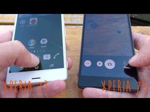 Sony Xperia Z5 versus Sony Xperia Z3