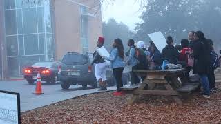 Dunwoody High School rally Dec. 18, 2017, against alleged racism