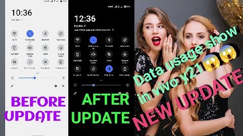 Show data usage in vivo y21#New update show usage data#video