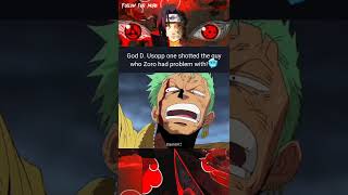 God D. Usopp oneshoted the guy who Zoro had problem with?animeonepieceeditshorts