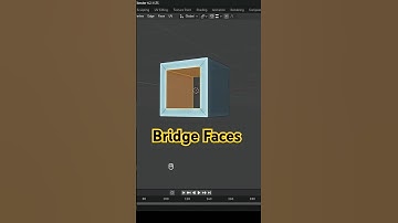 Bridge Faces in Blender!