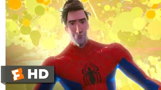 SpiderMan: Into the SpiderVerse (2018)  Saying Goodbye Scene (7/10) | Movieclips