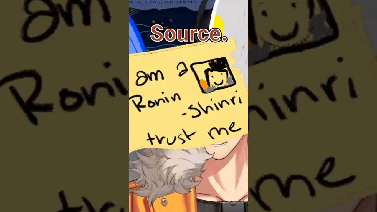 One ronin license  #josuijishinri #holostars #tempus