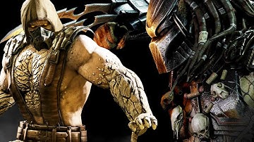 PREDATOR VS TREMOR!! Mortal Kombat X Tremor Gameplay DLC (Fatality + Brutality + X Ray)