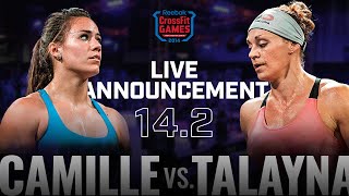 Camille Leblanc-Bazinet vs. Talayna Fortunato — CrossFit Open Announcement 14.2