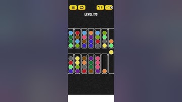 Ball sort puzzle level 173 #ballsortpuzzle