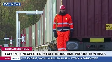 Exports Unexpectedly Fall, Industrial Production Rises