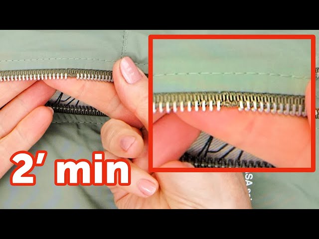 Zipper Slider/Pull Replacement - Repair a zipper without replacing