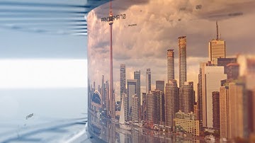 3D Panorama   Sci-Fi Video Displays - After Effects Template