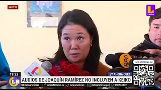 Audios de Joaquín Ramírez no involucran a Keiko Fujimori en presunto lavado de activos
