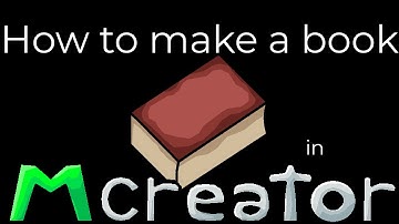 Simple Tutorial - How to make a book in - Mcreator 2023.3