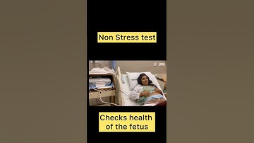 Non stress test Done at the end of pregnancy period to check the health of the unborn child.⚕️🏥💉