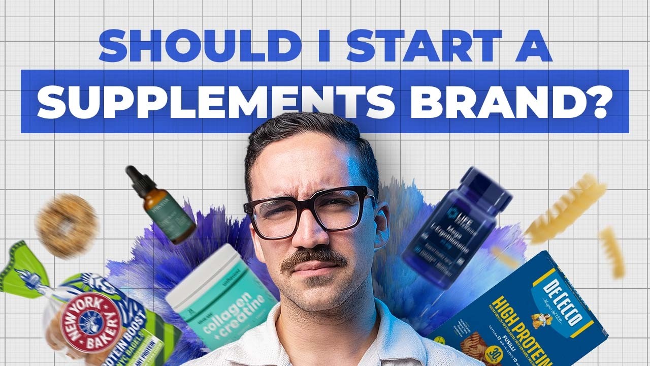 YouTube thumbnail for “Should I Launch a Supplement Brand in 2027?” by Exploding Topics