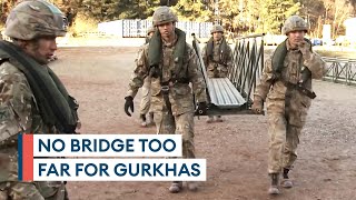 Gurkhas and the art of speedy battlefield bridge construction