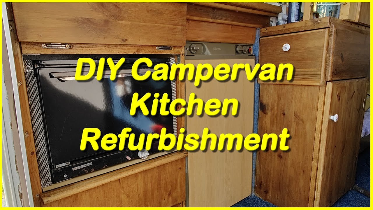 DIY Campervan Kitchen Lower Half Refurbishment