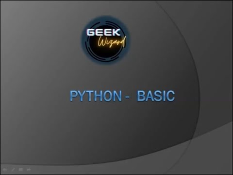 python programming - beginner level #0 #python #beginner #basic #geekwizard