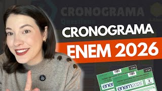 ENEM SCHEDULE for those starting from ZERO!