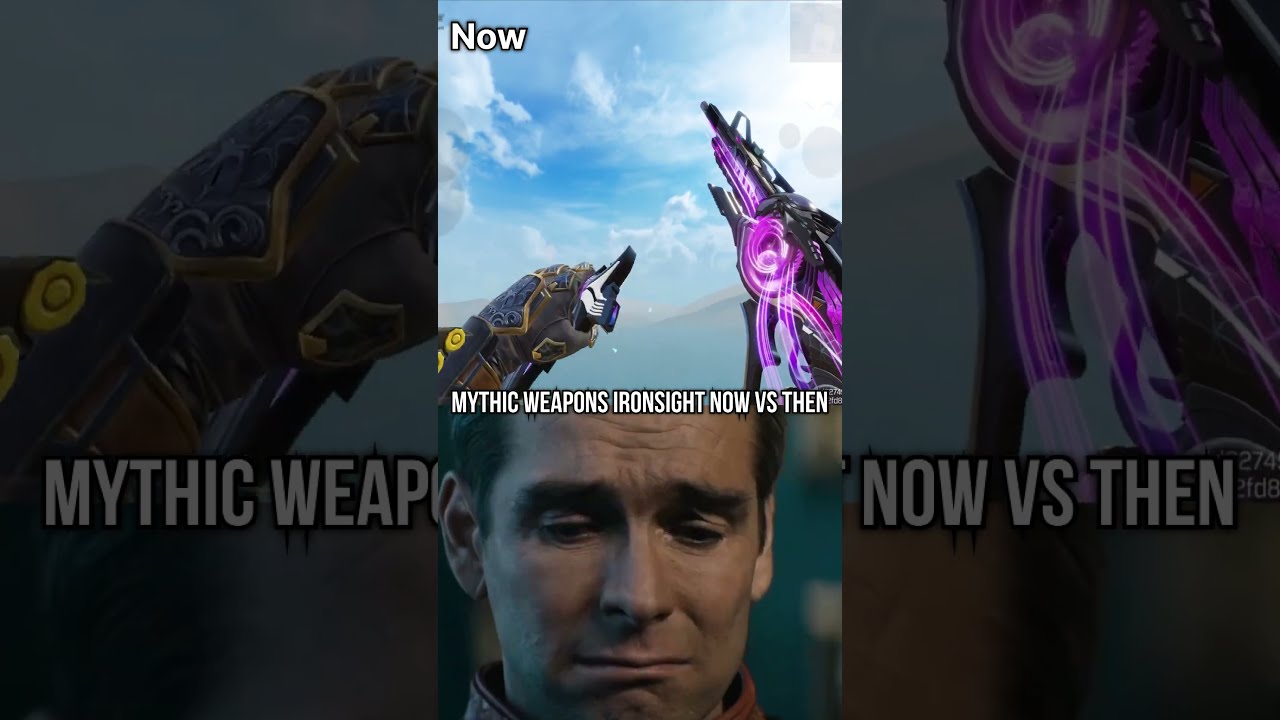 Mythic Weapons Ironsight Now Vs Then