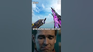 Mythic weapons Ironsight Now vs Then