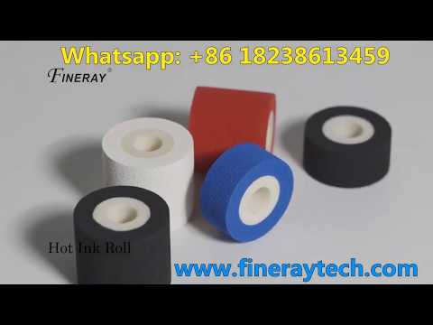 hot ink roller/ solid ink rolls to print batch number used on ink coding machine MY-380F