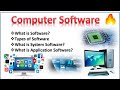 सॉफ्टवेयर क्या है | What is Software | System Software  | Application Software | Computer Software💥