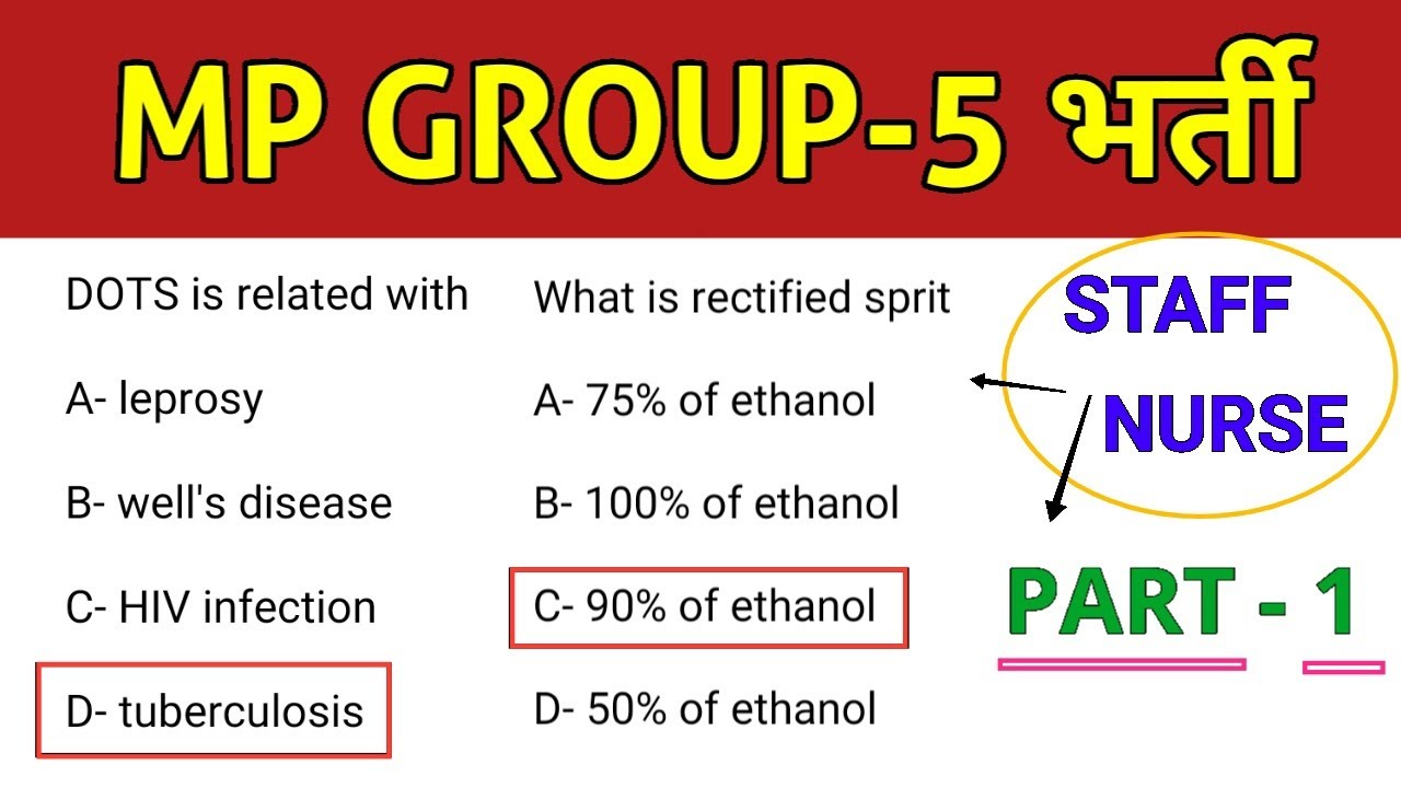 MPPEB GROUP 5 STAFF NURSE PART 1 IMPORTANT QUESTIONS MP GROUP mppeb-group-5-staff-nurse-part-1-important-questions-mp-group