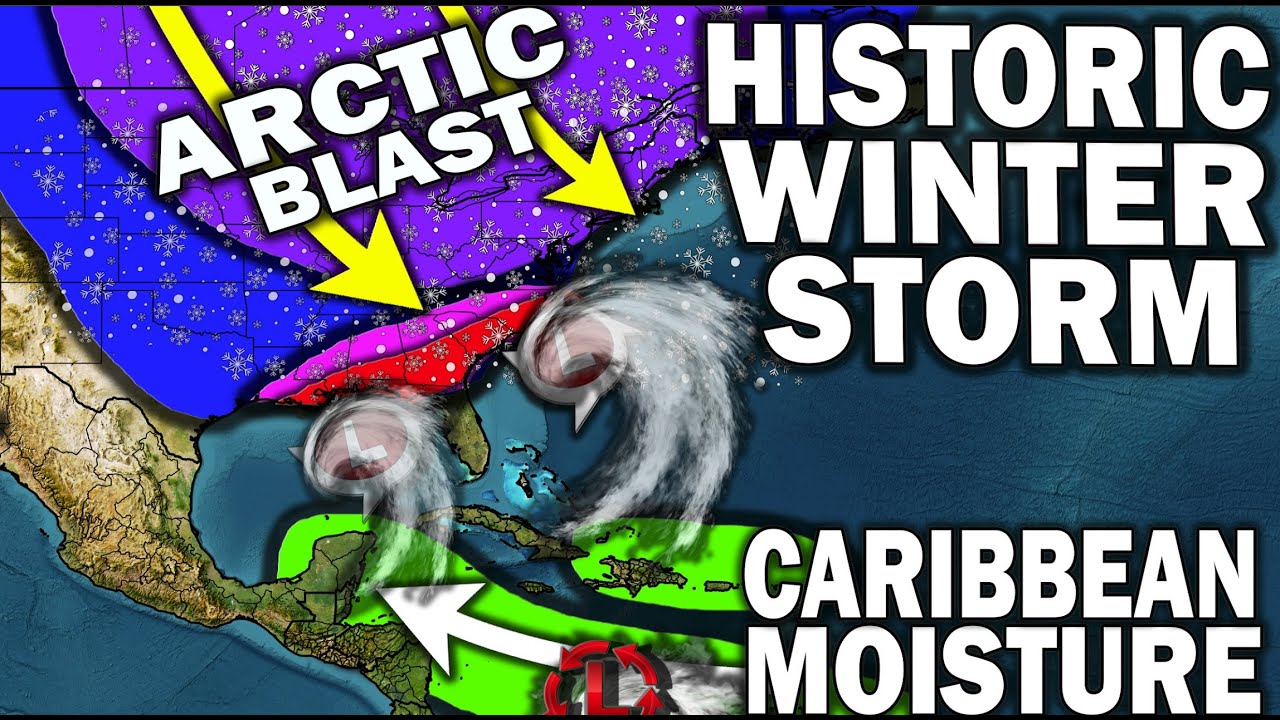 Historic Winter Storm Gulf Coast & Southeast, Arctic Blast & Winter ...