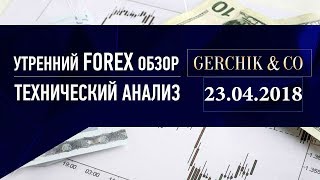 ✅ Технический анализ основных валют 23.04.2018 ➤➤ Утренний обзор Форекс с GERCHIK & CО ✅ Технический анализ основных валют 23.04.2018 ➤➤ Утренний обзор Форекс с GERCHIK & CО