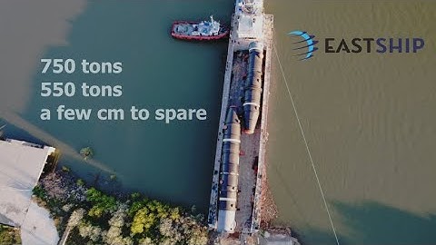 Transporting 2 550 and750 tons reactors with only a few cm in between