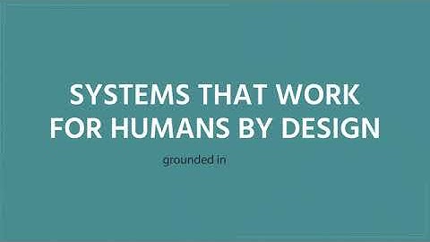 Human Factors and Ergonomics Society: Systems That Work for Humans