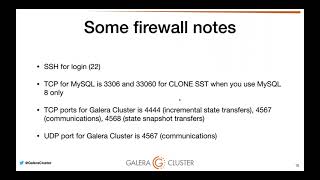 Managed Galera Clusters on DigitalOcean (Galera Manager webinar recording)