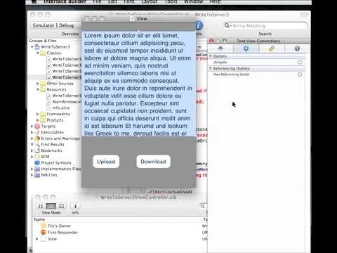 iPhone Programming-Write to Server-Part 1