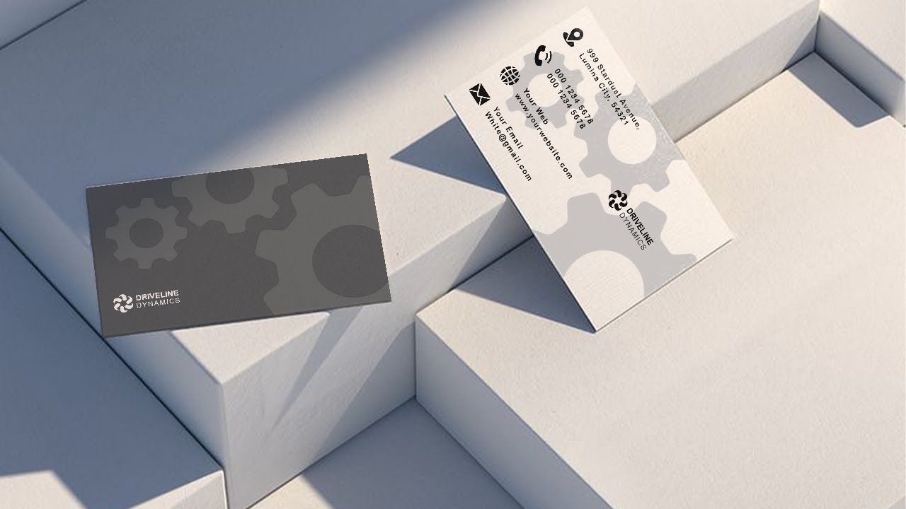 How to Design a Professional Business Card in Photoshop | Step-by-Step Tutorial
