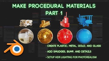 Make procedural materials in Blender part 1